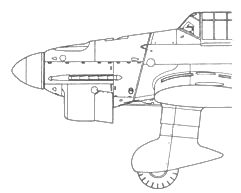Ju 87 В-1 позднего выпуска, вид на левую сторону