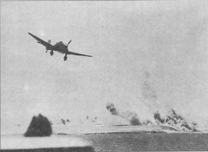 Ju 87 В-2 в действии на Восточном фронте летом 1941.